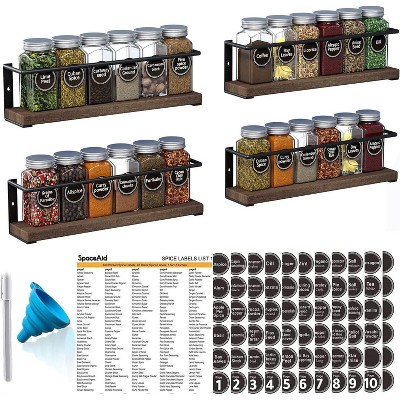 Bunoxea Spice Rack Set (4 Pack)