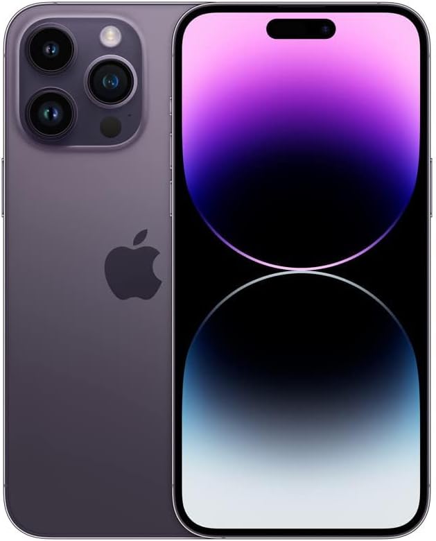 Apple iPhone 14 Pro Max 256GB Deep Purple (Renewed)
