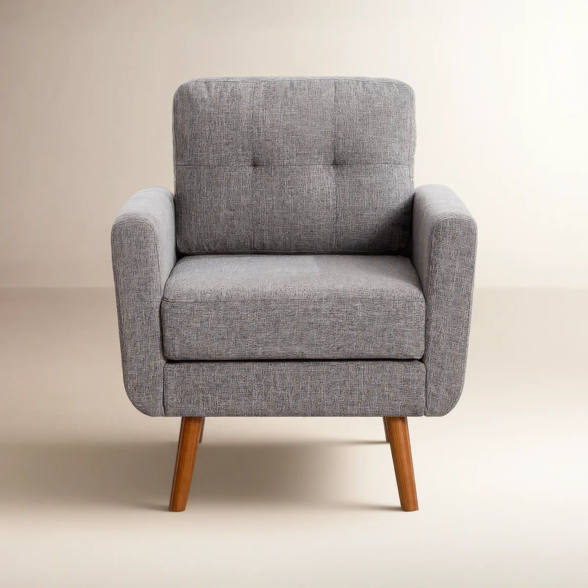 Estes 28.7" Mid-Century Modern Upholstered Accent Chair