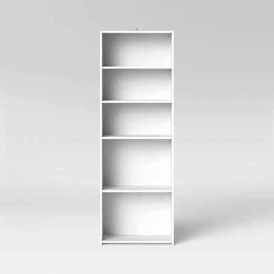 White Laminate Bookshelf or Cabinet