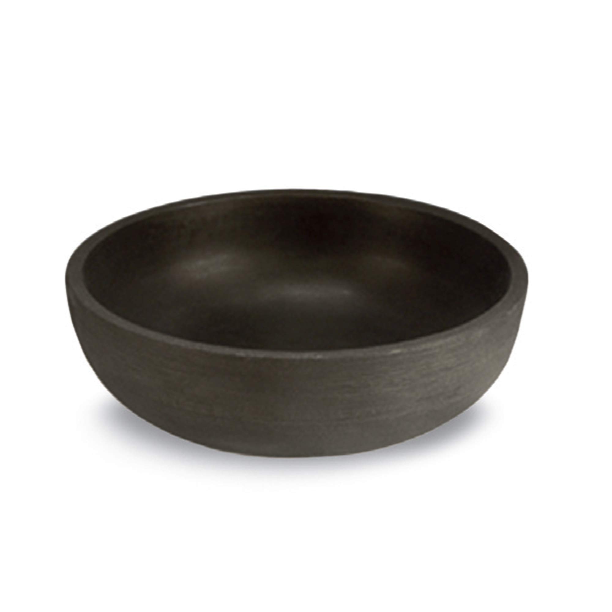 Crescent Garden Orinoco Planter Bowl – Double-Walled Resin Pot for Succulents, Flowers Without Drain Hole - 21 W x 8.25 H (Old Bronze)