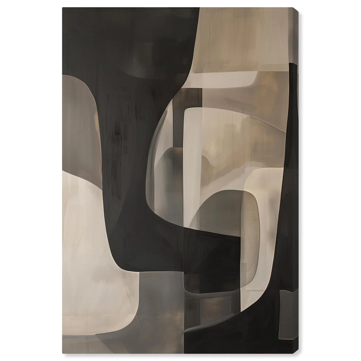 Portal Canvas Modern Neutral Wall Art by Art Remedy