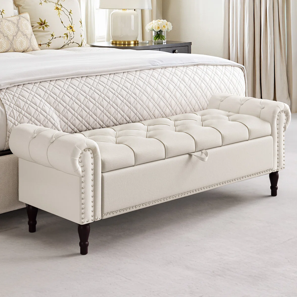 Dawsey Upholstered Storage Bench