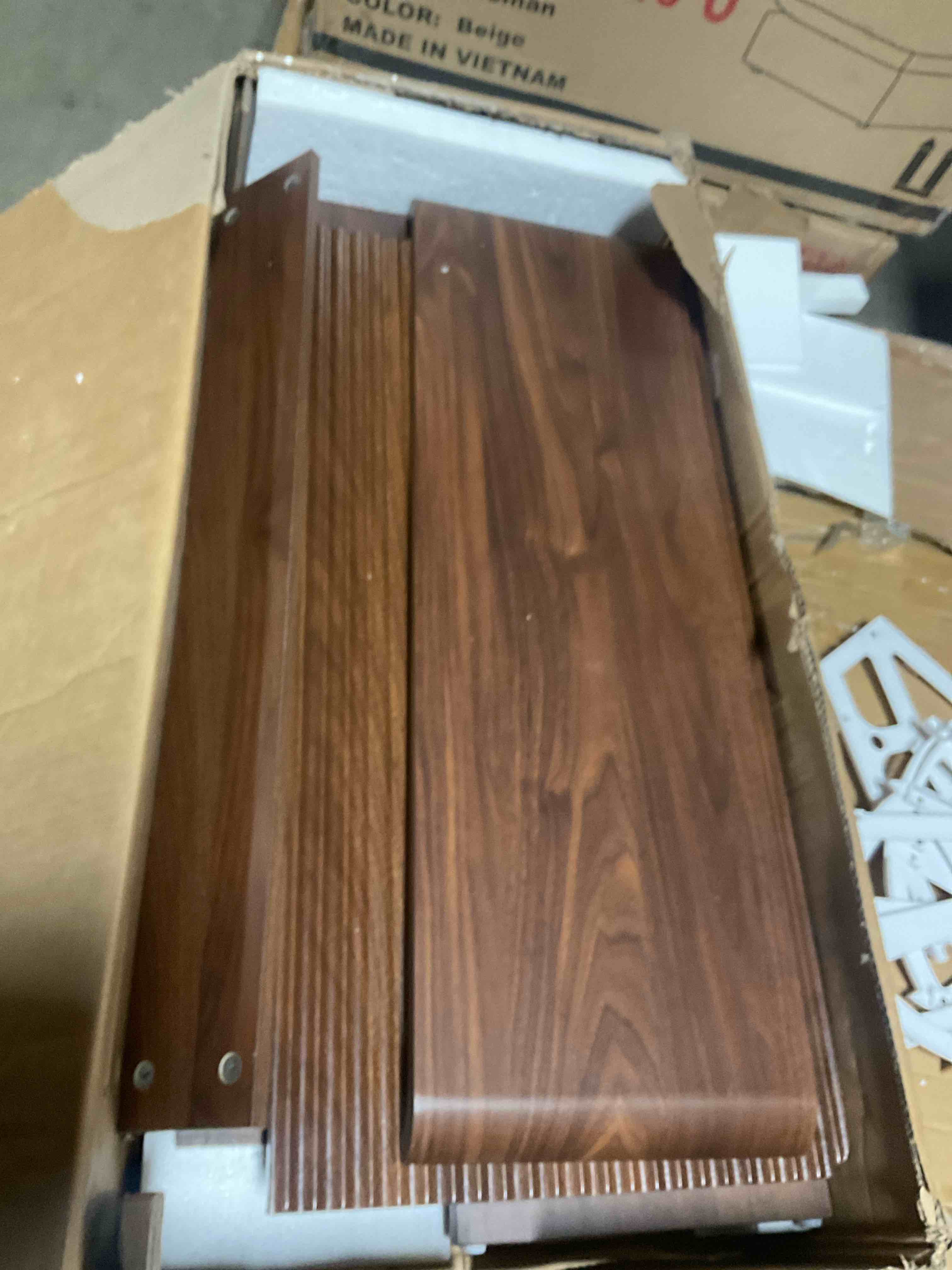 walnut wood hardware from furniture