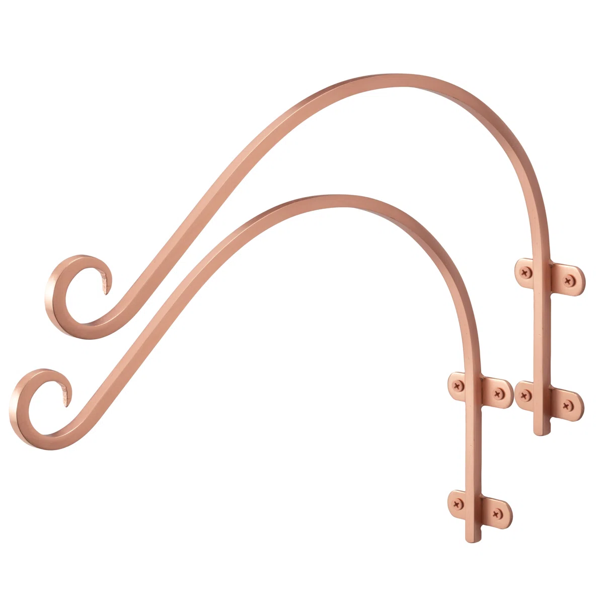 Wall Mount Plant Hook Premium Metal Black Decorative Hanging Bracket for Plants Bird Feeders Planters Home Decor Heavy Duty 14 Inch