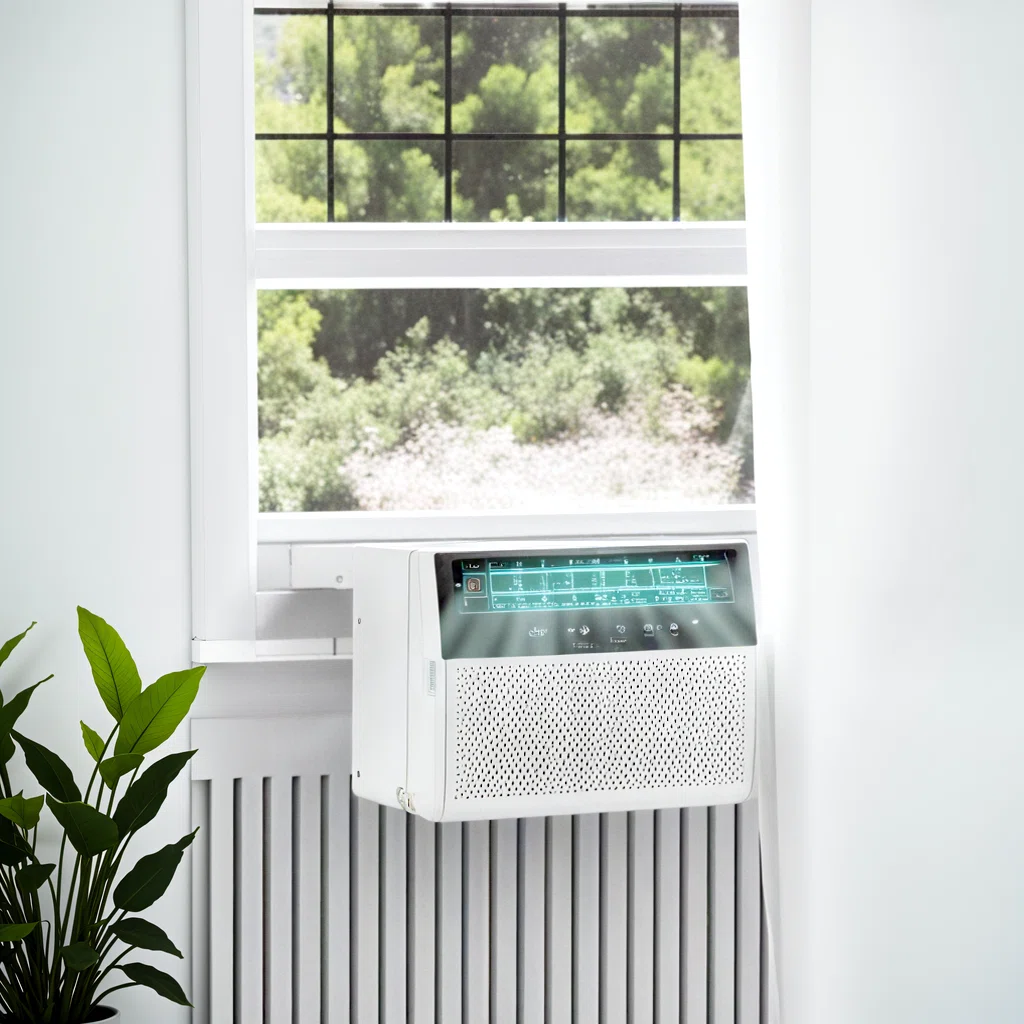 12,000 BTU Window Air Conditioner,Cools 550 Sq.Ft,Quiet,Dehumidifier&ECO mode,Remote Control,for Bedroom,Livingroom