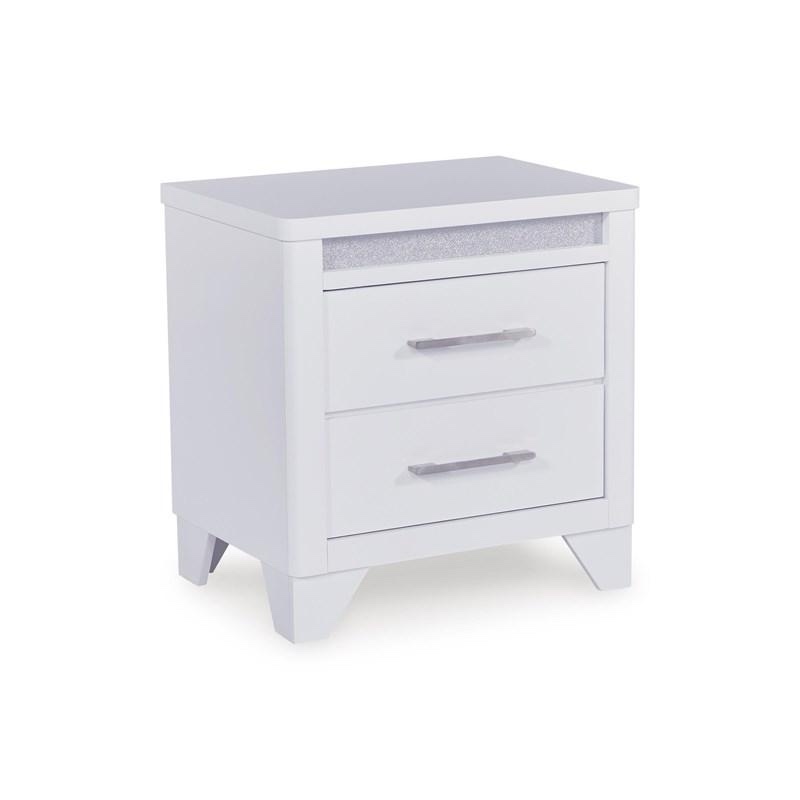 Jarlee Royal Walnut 2-Drawer Nightstand