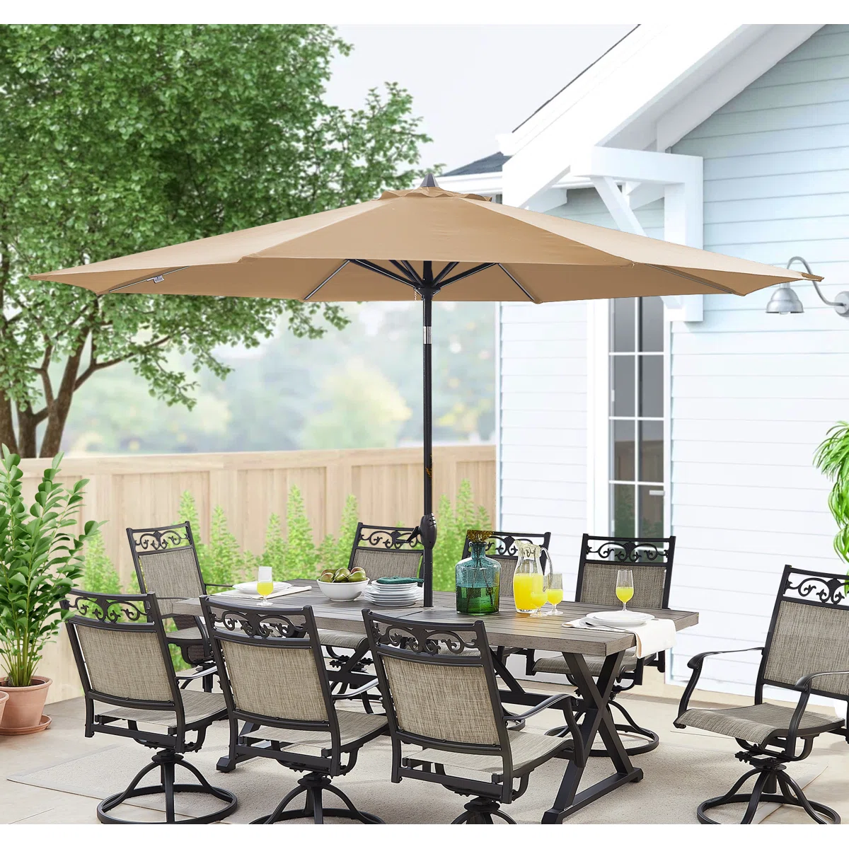 9FT/11FT Market Sunbrella Umbrella