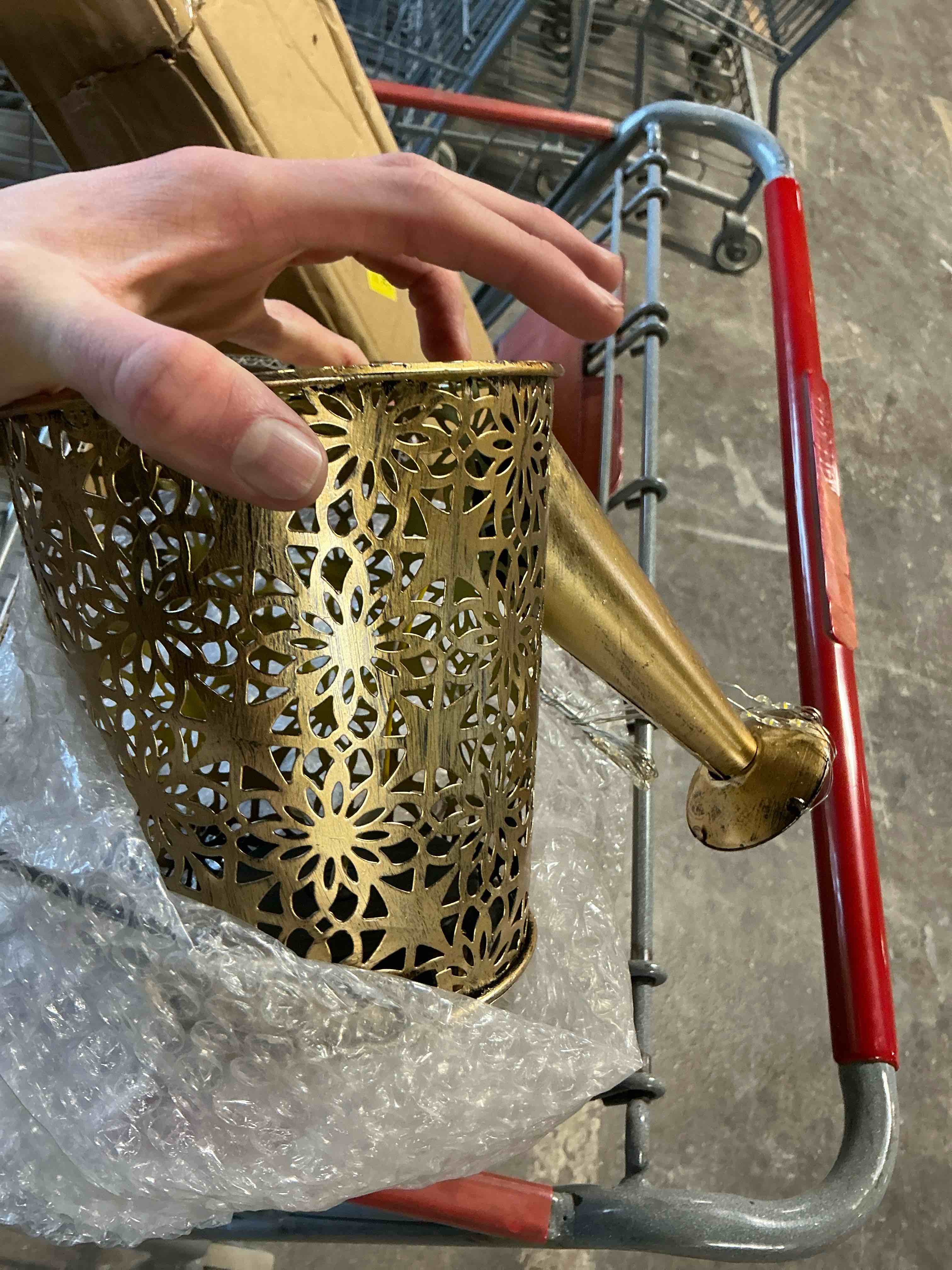 Gold Metal Decorative Light