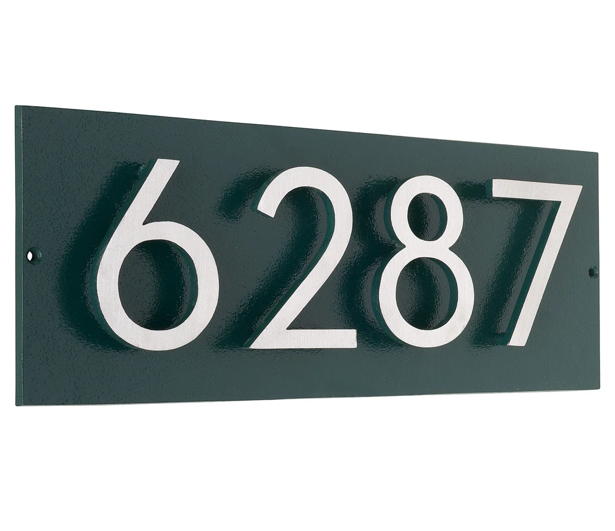 Floating 1-Line Wall Address Plaque