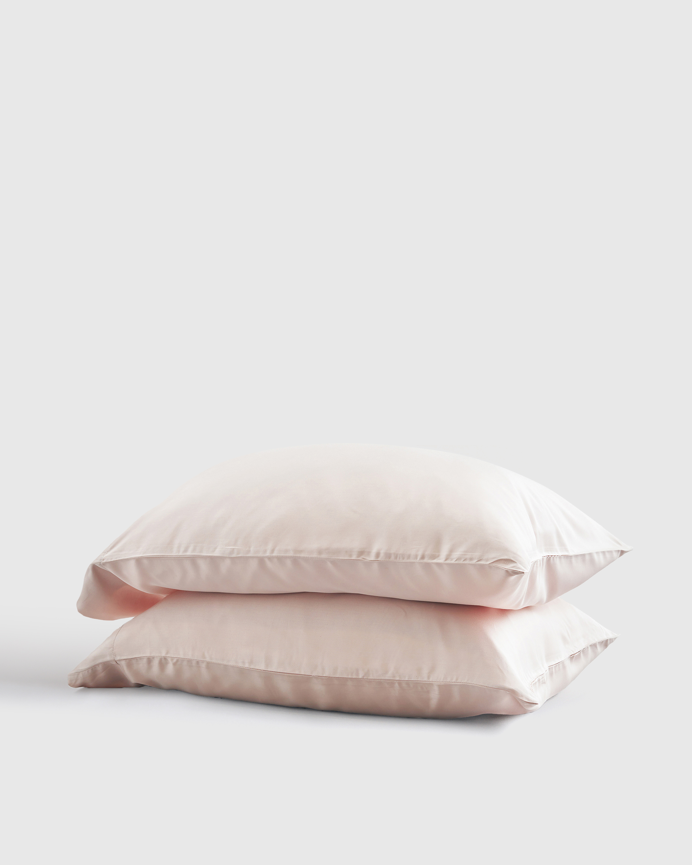 Bamboo Pillowcase Set, Standard, Soft Blush