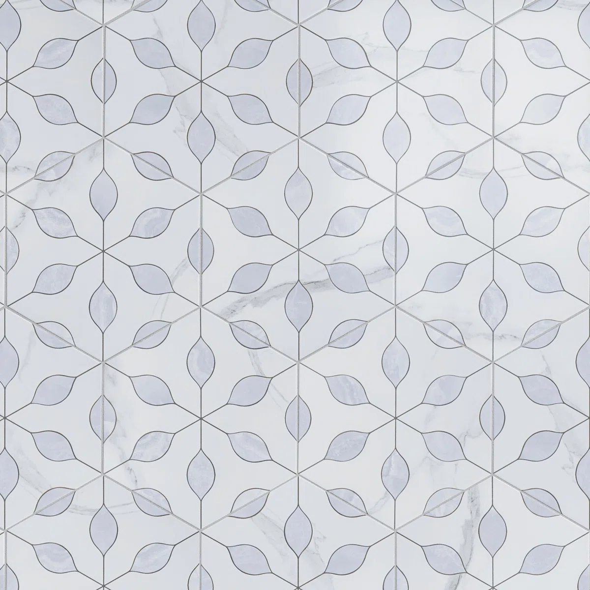 Alicante Hexagon 7.88 In. X 9.45 In. Matte Porcelain Floor And Wall Tile