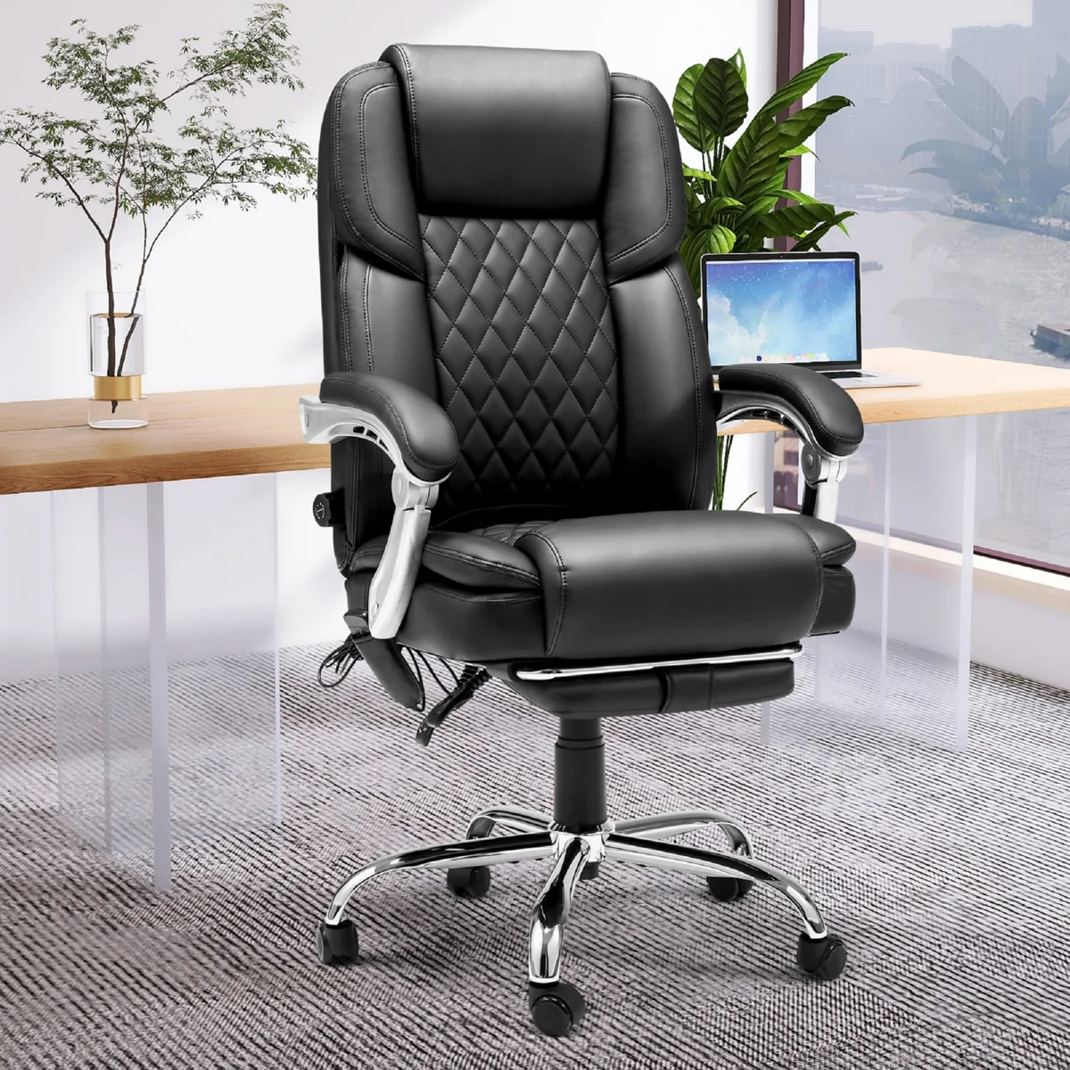 Katrein Ergonomic Heated Massage Executive Chair