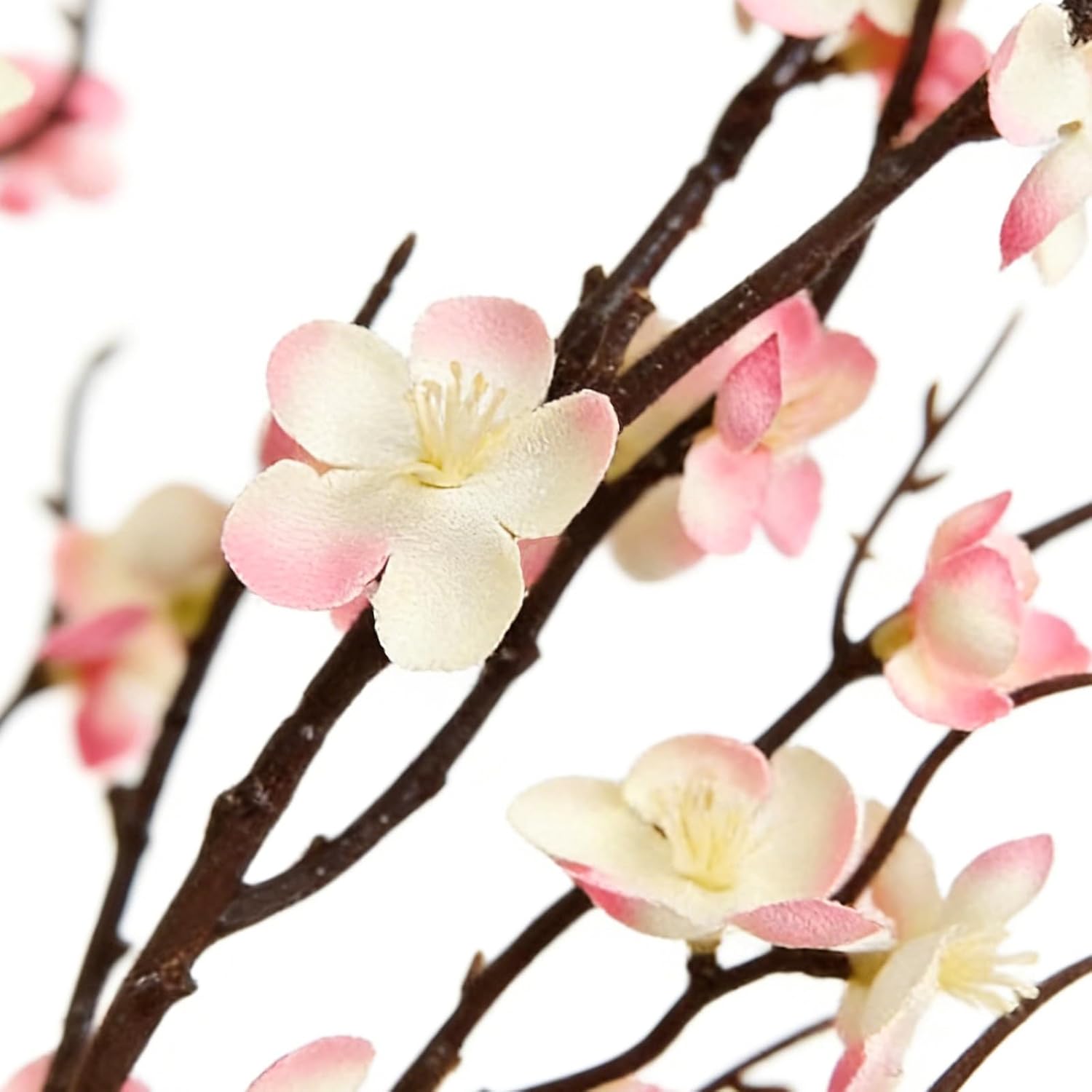 4 Pcs Cherry Blossom Branches 39 Inch Pink Fake Flowers Spring Decorations for Home Decor, Artificial Flowers Long Stem Branches for Vase Wedding Office Party Table Decor Centerpieces 4 Pcs Pink