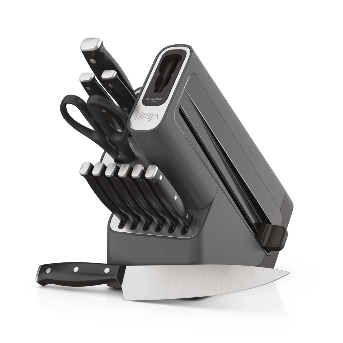 Ninja K12012 Foodi Neverdull Essential 12pc Knife System With Built-in Sharpener