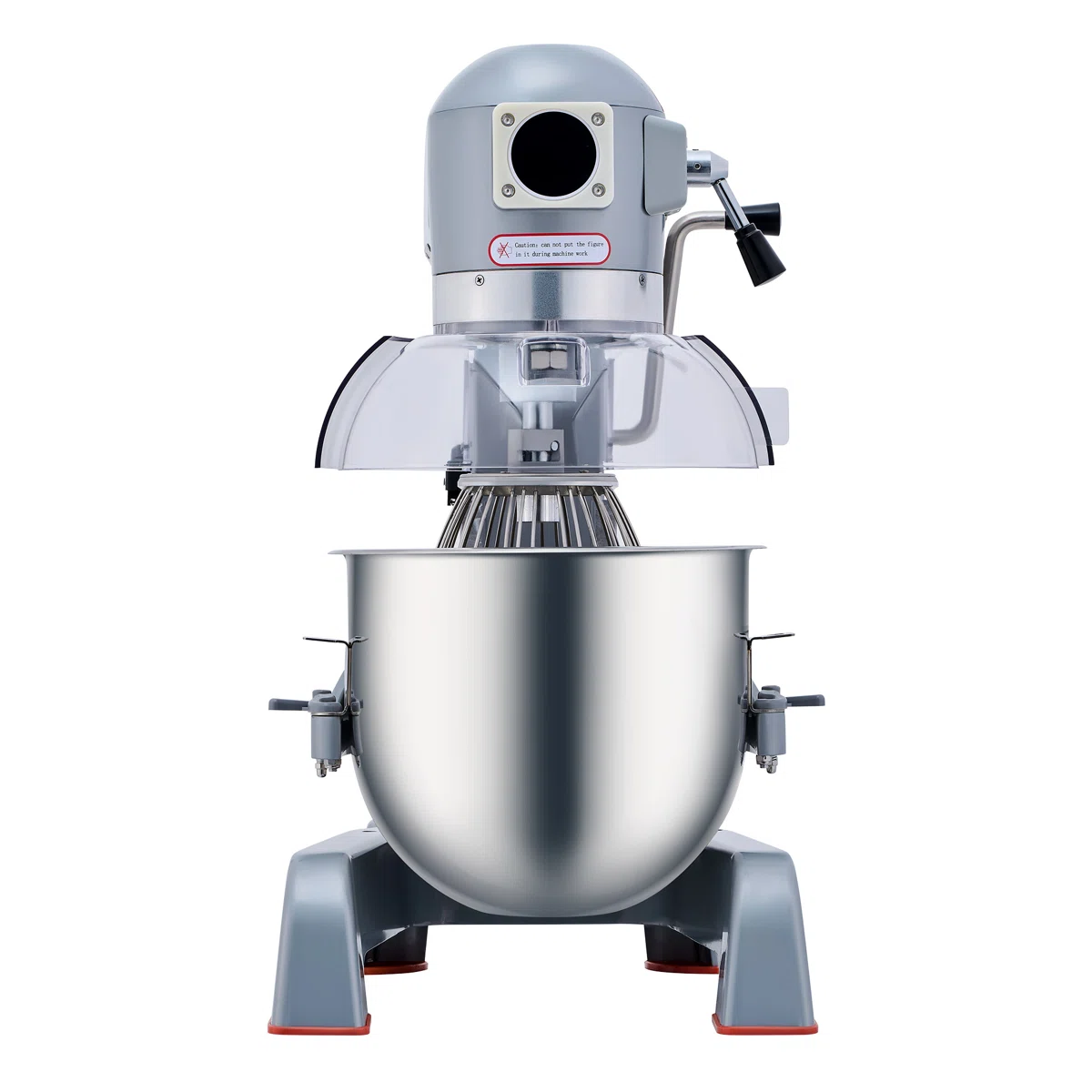 20 Qt. 3-speed Commercial Stand Mixer, 750-watt Stainless Steel Food Mixer With Dough Hook, Beater, And Whisk