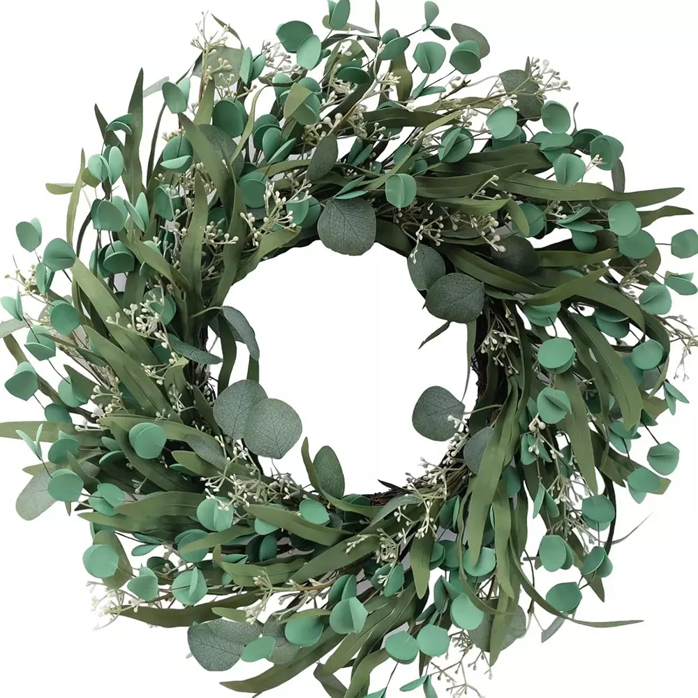 Idyllic Eucalyptus Leaves for The Front Door Décor