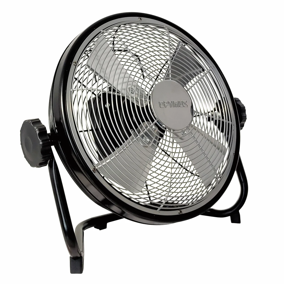 (Only works when plugged in) 12" Rechargeable Battery Operated Utility Fan Air Circulator