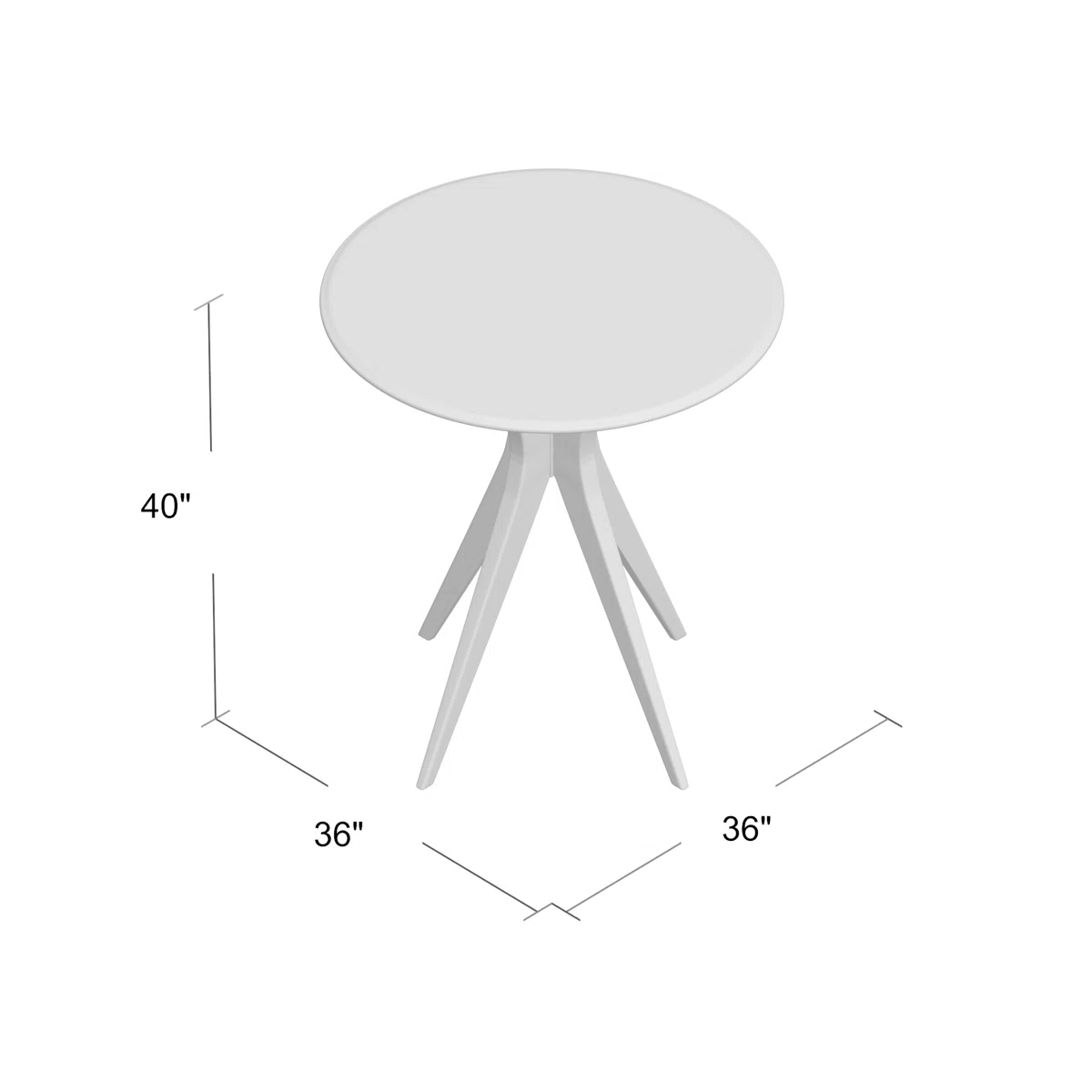 Spitzer Round Bar Table