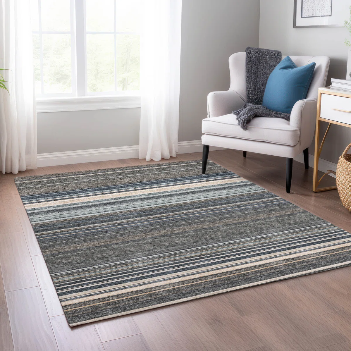 Chayden Area Rug with Non-Slip Backing