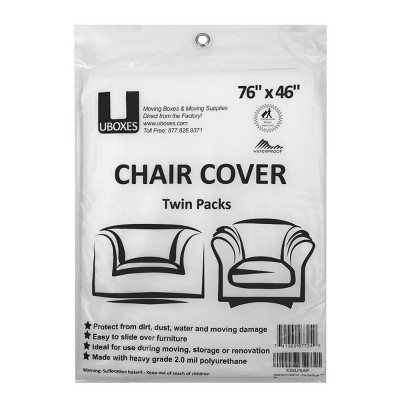 Set Of 2 Plum Chair Covers