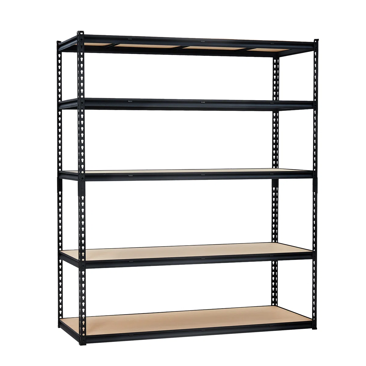 Garage Storage Shelves 5 Tiers, Heavy Duty Storage Shelving Racks with 3000 Lbs Capacity, 60" L x 24" W x 72" H Metal Adjustable Shelving Unit for Kitchen Pantry Basement Bathroom Laundry