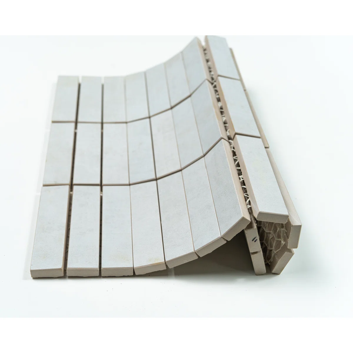 Loft Moderne Grigio 1x4 Porcelain Mosaic