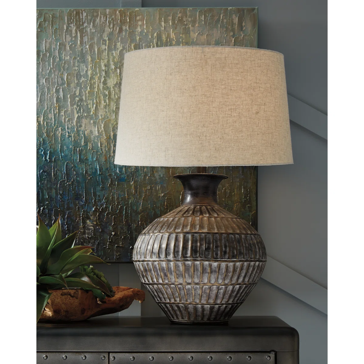 Ivy Hill 29" Antique Bronze Table Lamp