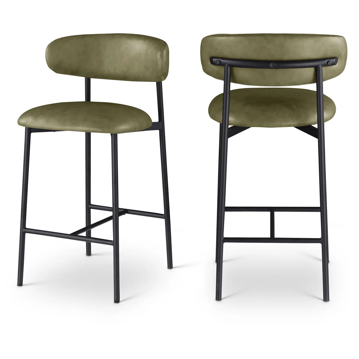 Lupita Vegan Leather Counter Stool