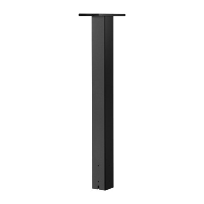 43 Inch Heavy Duty Steel In-Ground Mailbox Post Kit with Base Plate