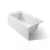 Kohler Underscore 60x32 Inch Alcove Bathtub with Integral Apron, Left-Hand Drain