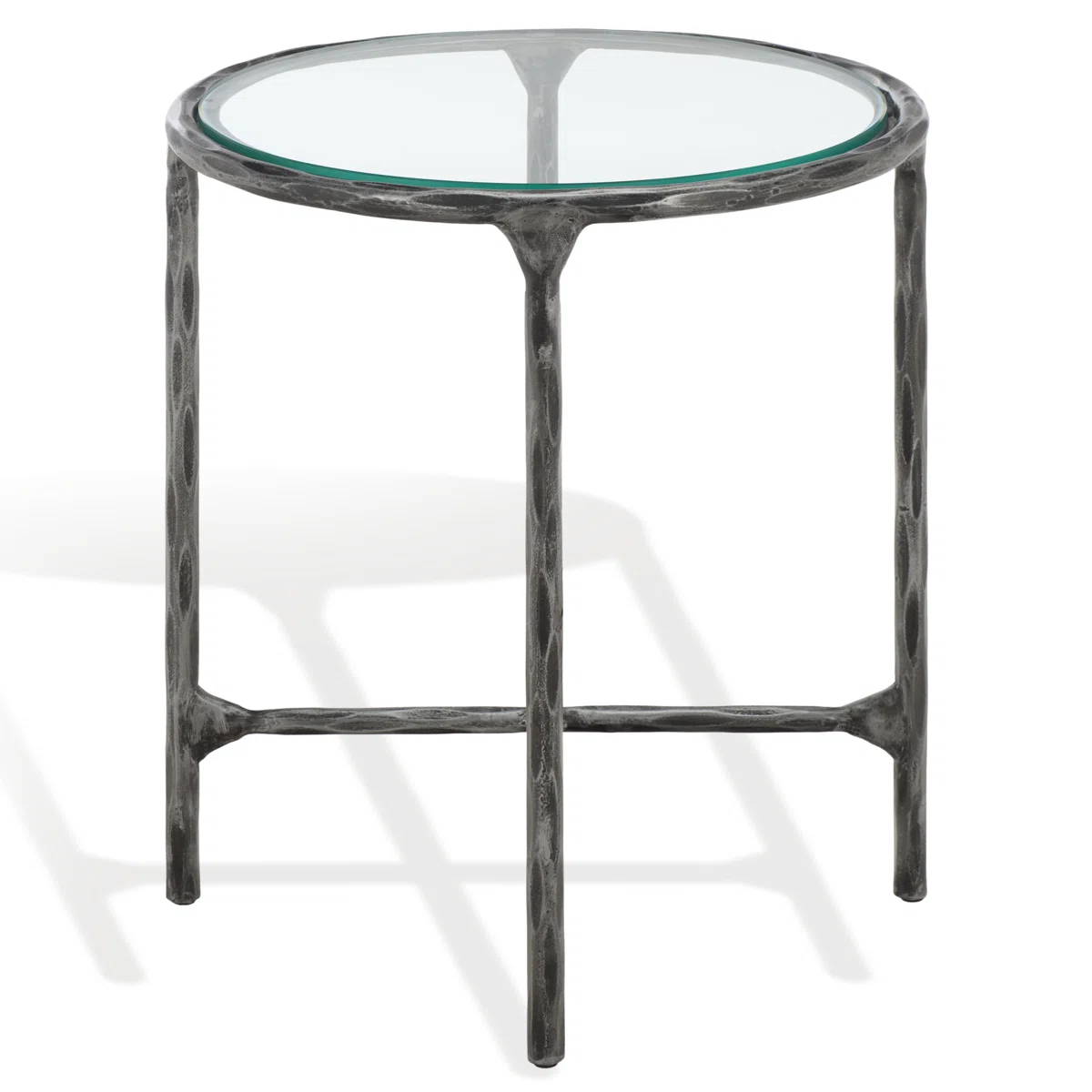 Evelynn 20" H x 18" W Iron End Table