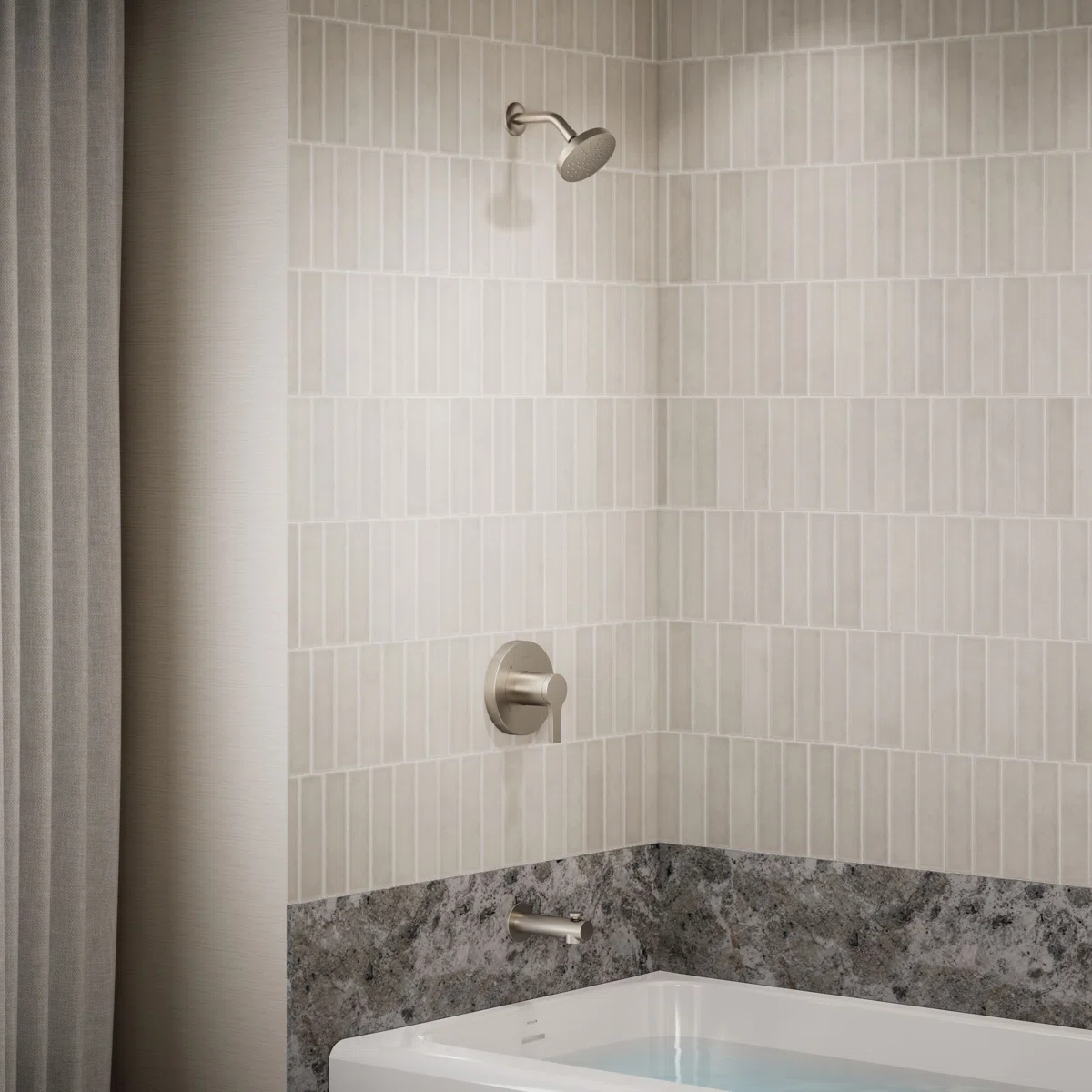 Elate Rite-Temp Bath And Shower Trim Kit, Without Showerhead