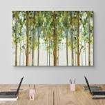 (damaged )Abstract Forest  Green Forest Trees Abstract Leaves  on