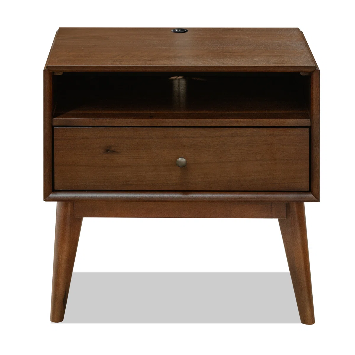 Cookson Walnut nightstand - one drawer