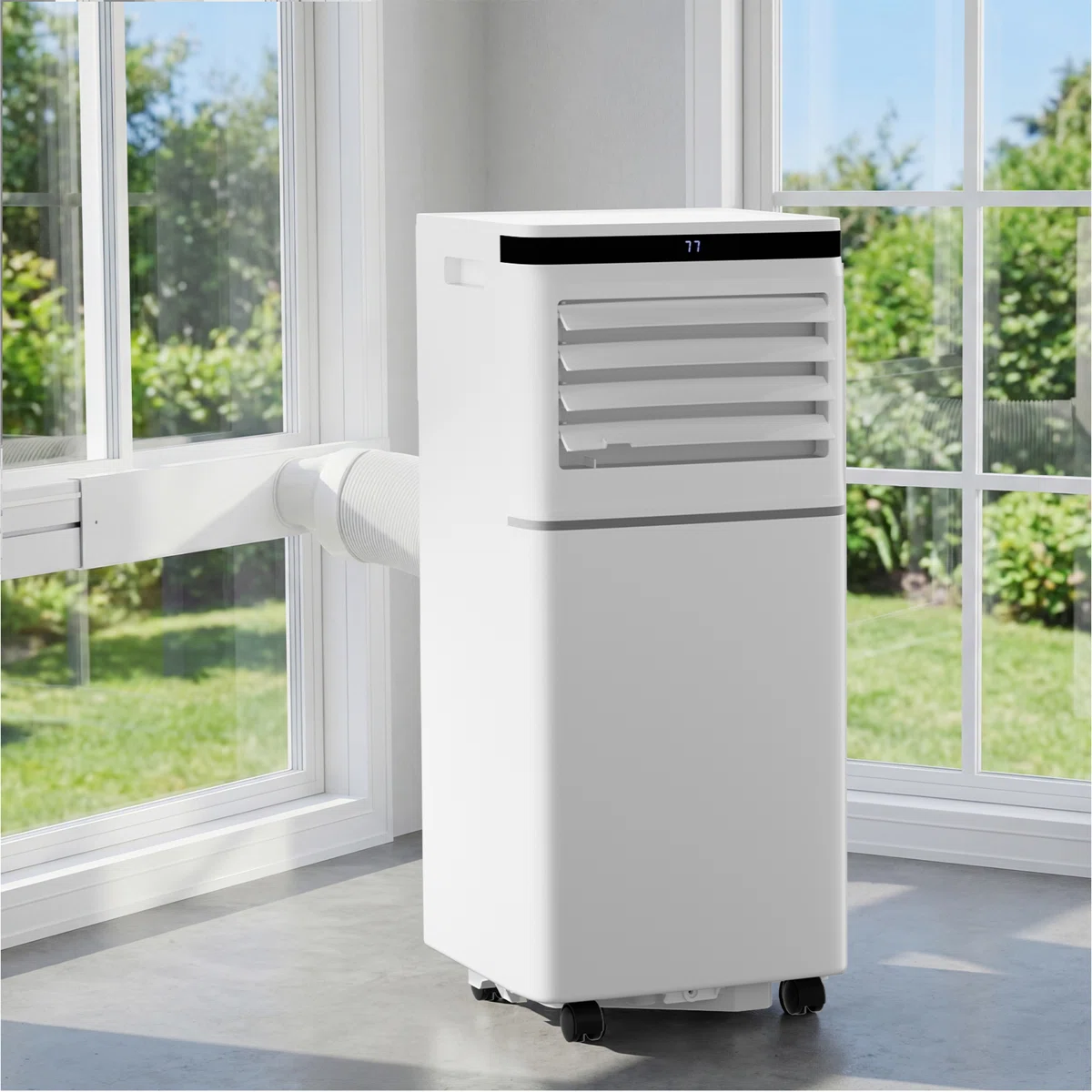 Portable Air Conditioner,Sleep,Dehumidifier&ECO mode,Remote Control& Window Kit,for Bedroom,Livingroom