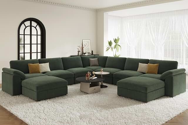 Green Modular Sofa