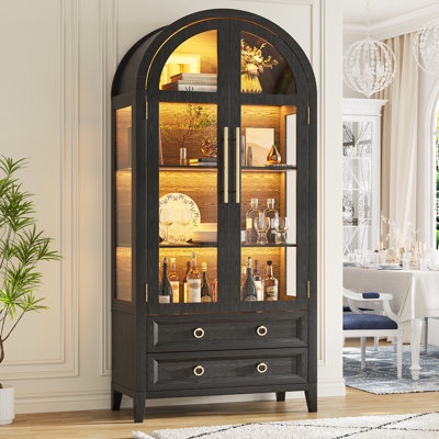 Freestanding Arch Display Cabinet