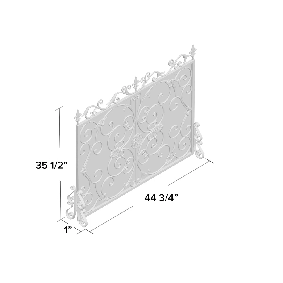 Allon Iron Fireplace Screen