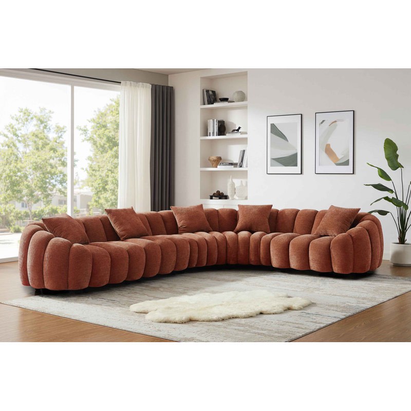 Winnie Modular Sofa Back, Rust