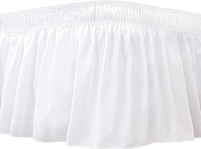 Microfiber Queen Ruffled Bed Skirt