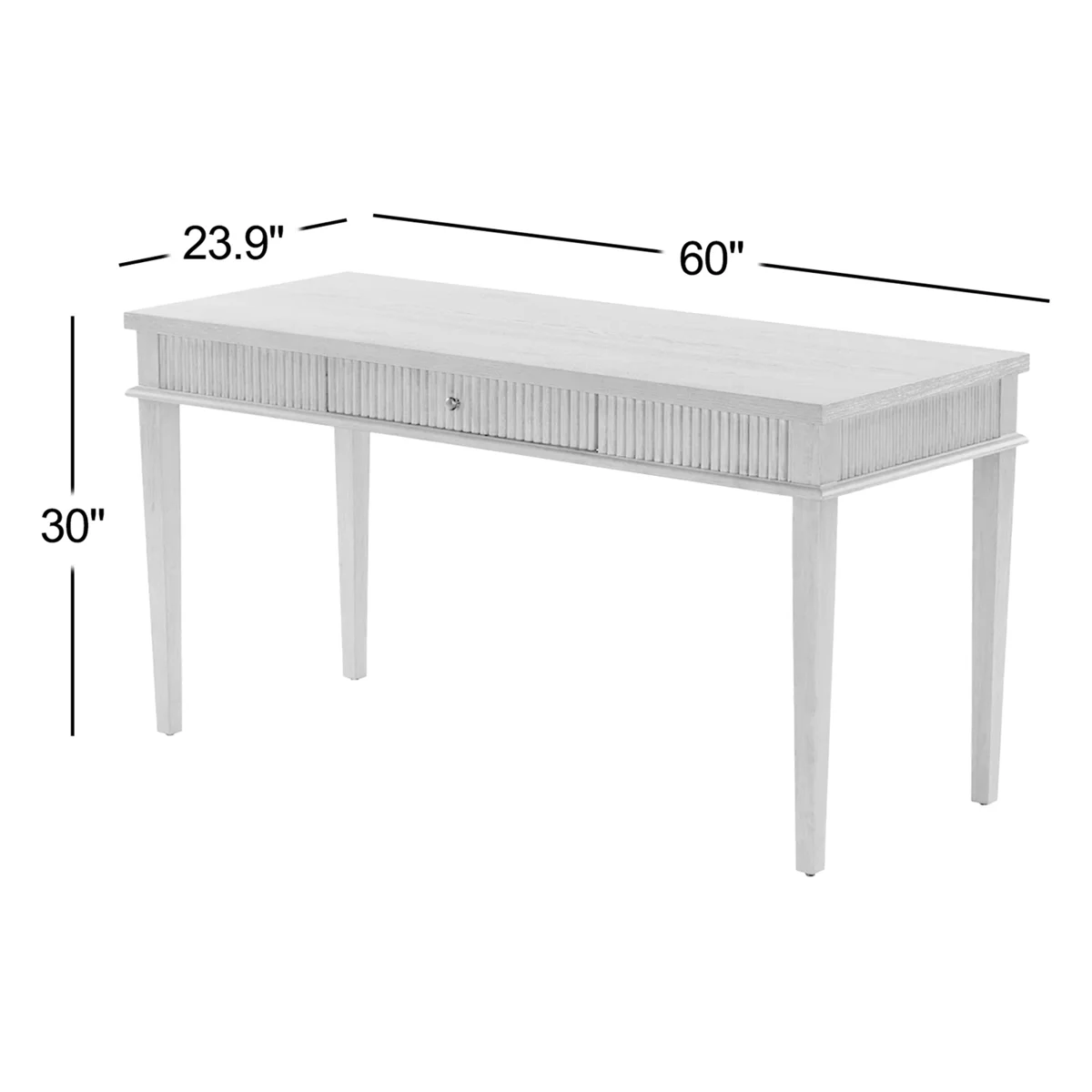 Haden 1 Drawer Reeded Desk