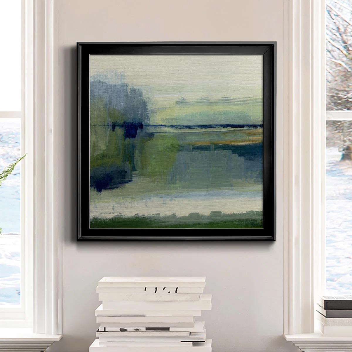 Glistening Meadow Detail I - Picture Frame Painting on Canvas