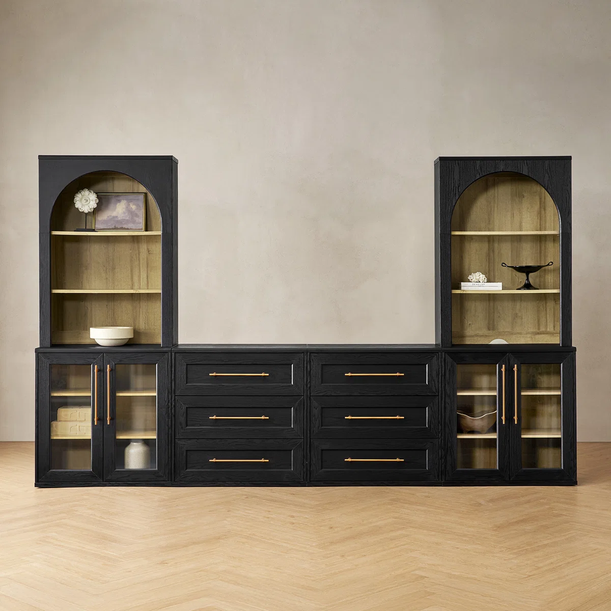 Danika 4 Piece Entertainment Center With Storage