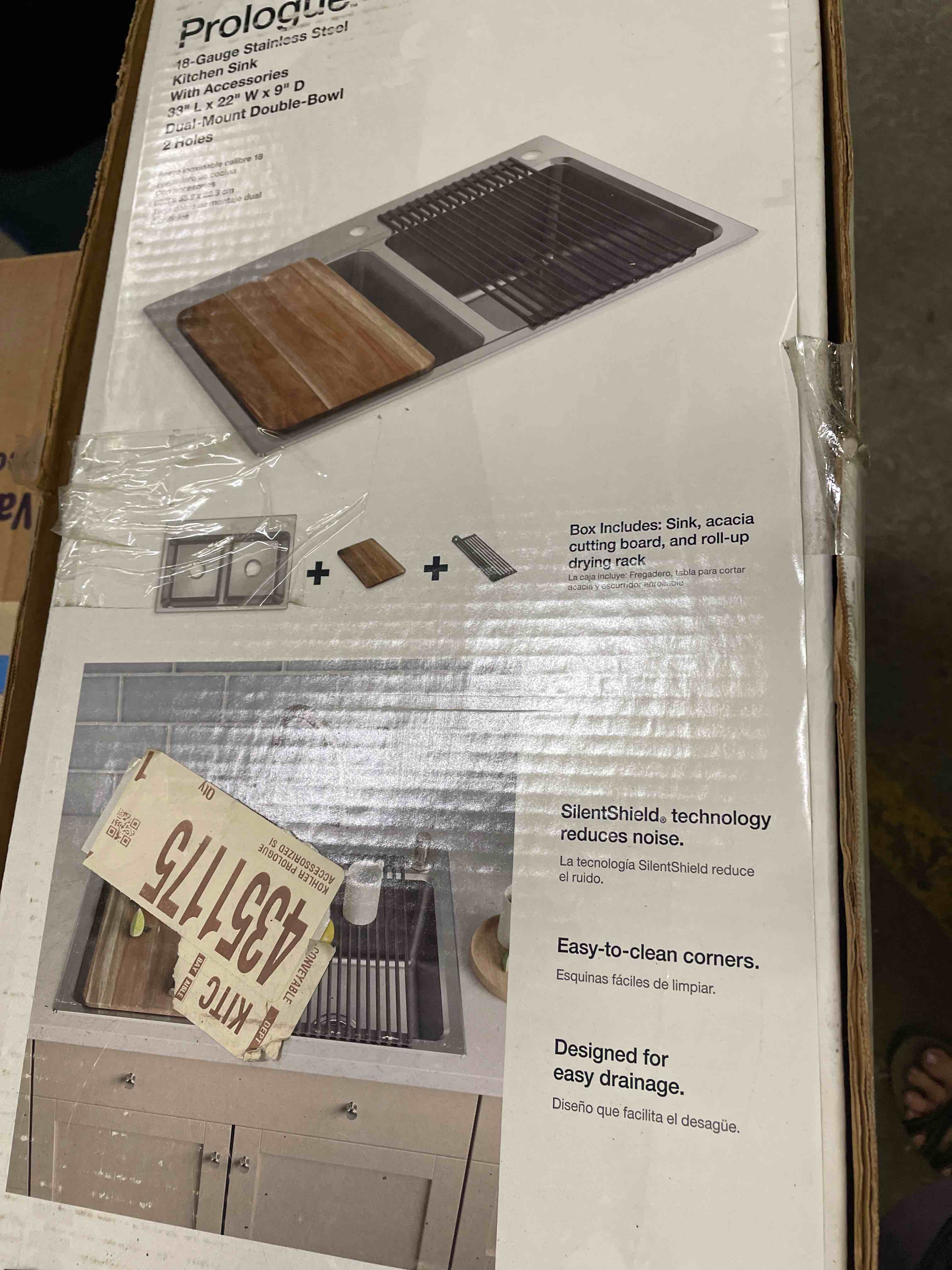 prologue 18gauge stainless steel kitchen sink