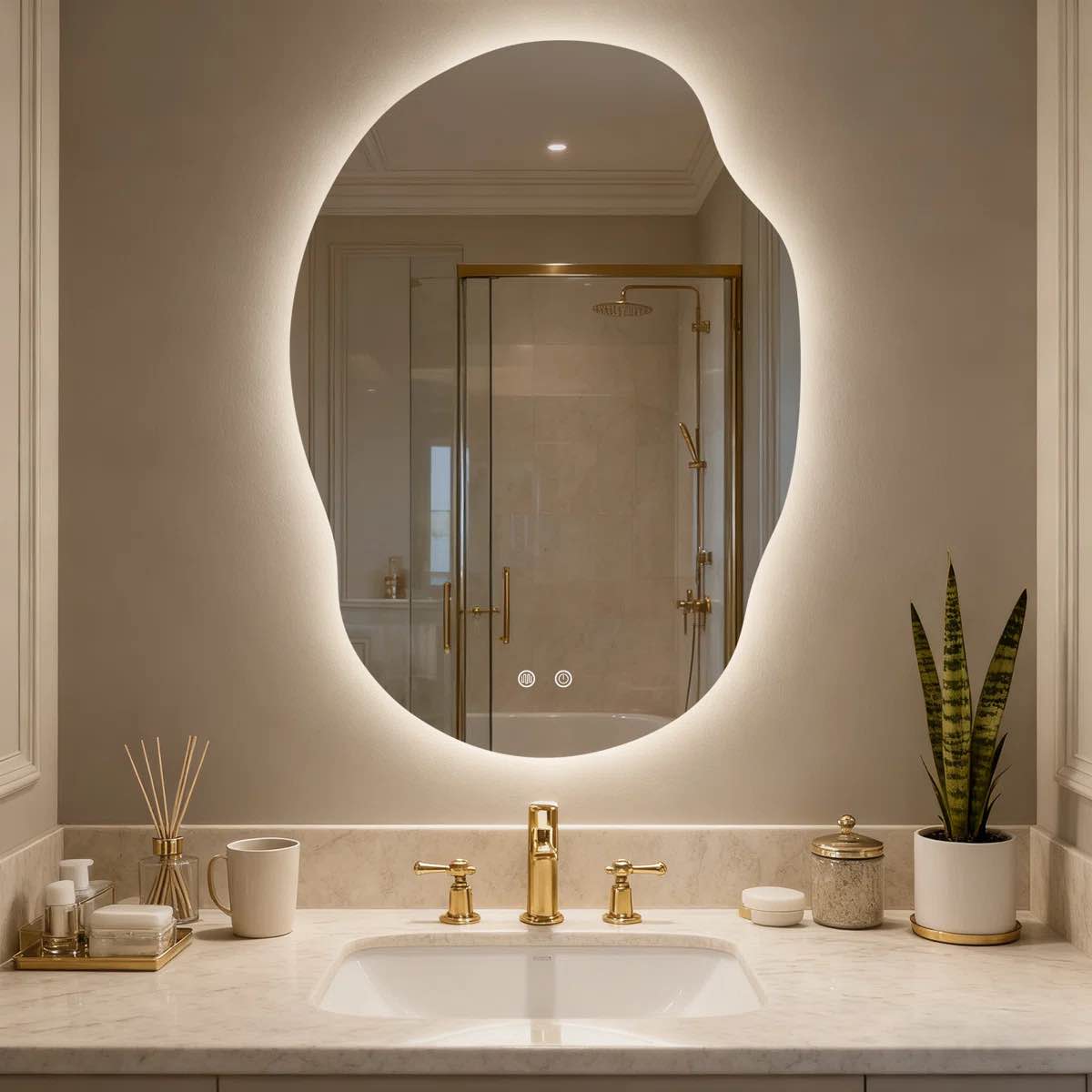 Full Length Frameless Mirror For Wall, Bedroom, Bathroom, Living Room