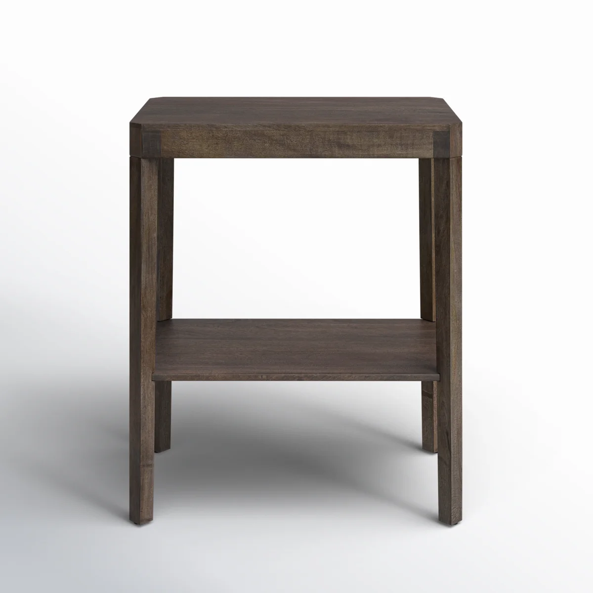 Ardentown Solid Wood Side Table with Storage