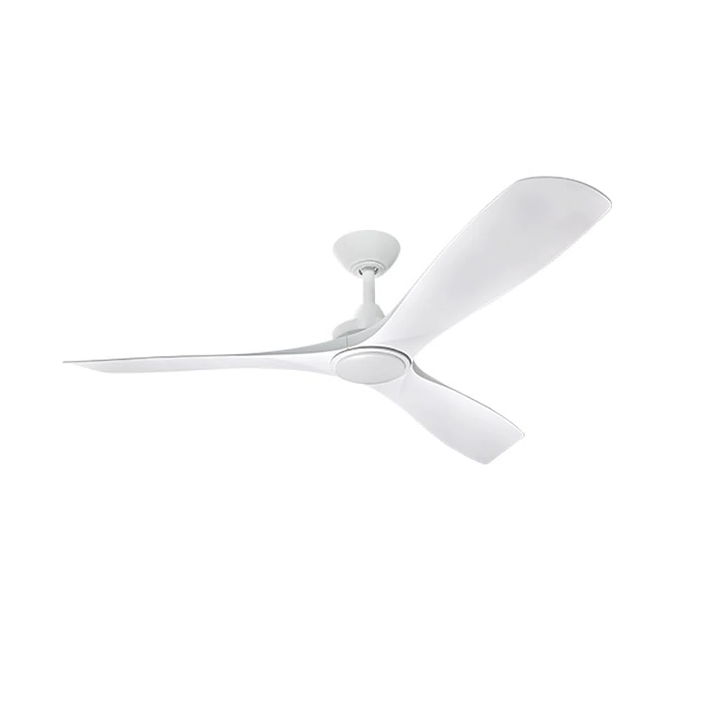 3 - Blade LED Flush Mount Ceiling Fan with Remote Control and Light Kit Included