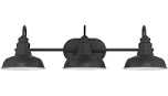 3-Light Industrial Chic Vanity Light Fixture
