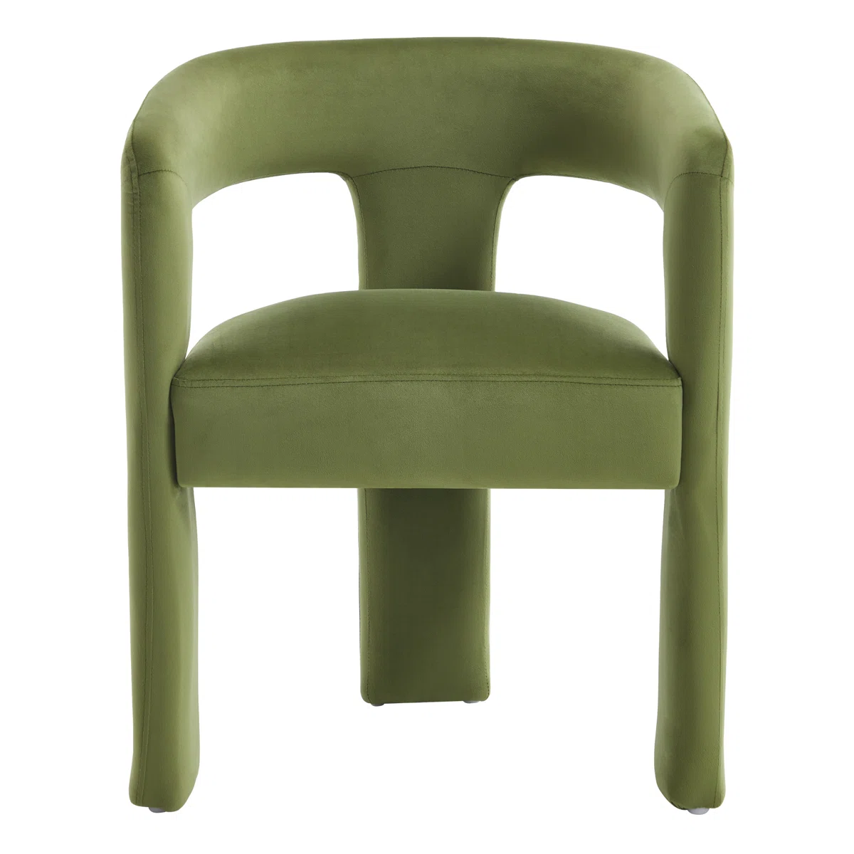 Modern Upholstered Barrel Dining Armchair